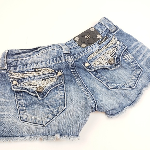 Miss Me Pants - Miss Me I Denim Shorts